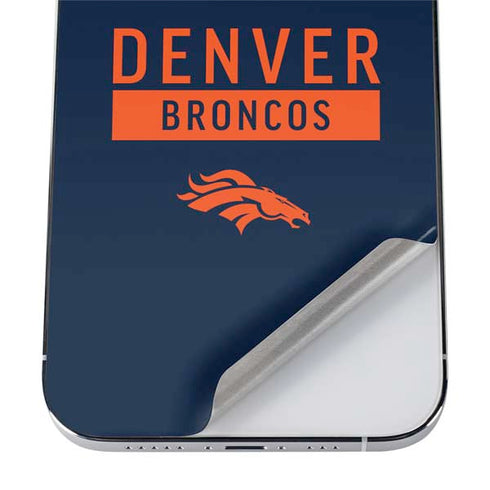 NFL Denver Broncos Blue Performance Series iPhone 12 Pro Skin